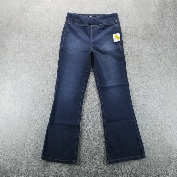 We The Free Pants - We The Free Jeans Womens‎ XS Blue Crop Bootcut Mid Rise In My Feelings Pullon